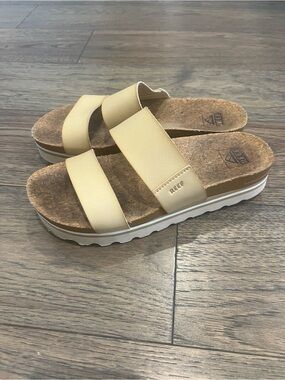 Reef Women's Double-Strap Sandal in Light Beige